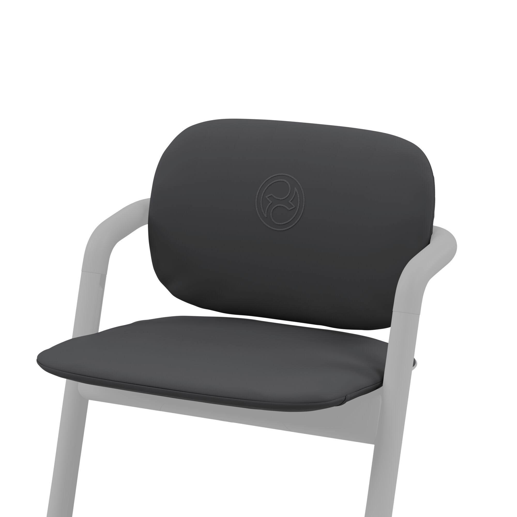WKŁADKA DO WYSOKIEGO KRZESŁA LEMO - czarny, Basics, tkanina (35/15/20cm) - cybex GOLD