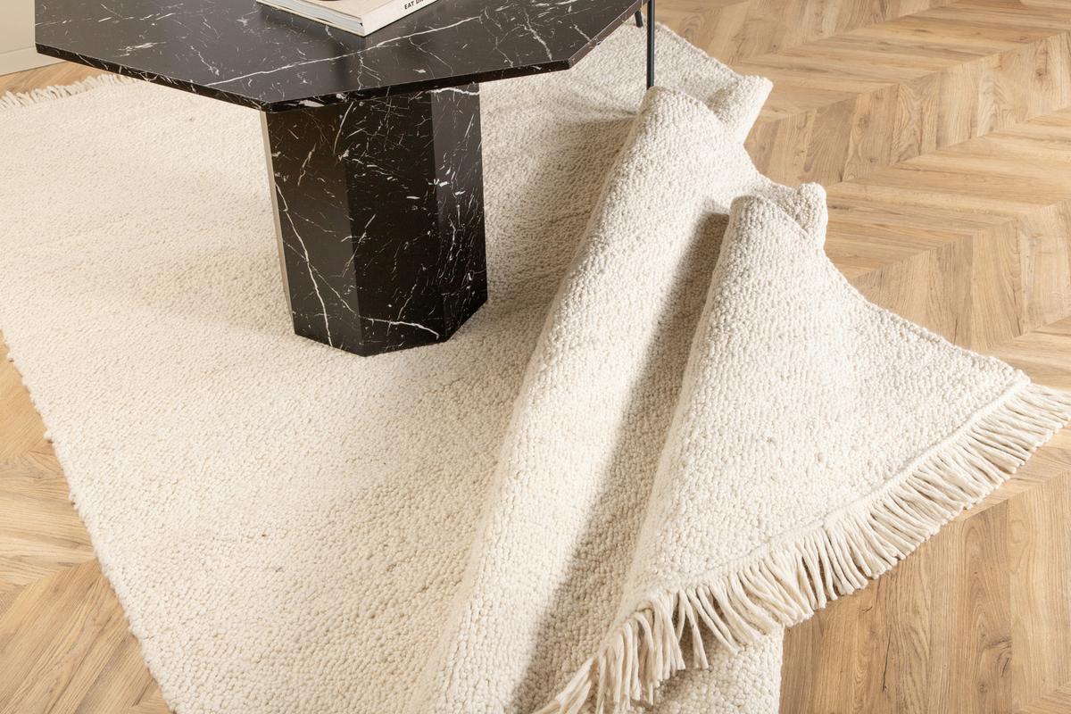 HOCHFLORTEPPICH BETINA - Weiß, LIFESTYLE, Textil (160/230cm) - P & B