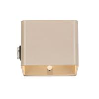 KINKIET AKUMULATOROWY CUBE *SBN* - kolor piaskowy, Basics, tworzywo sztuczne/metal (10,1/8,05/10,28cm) - Novel