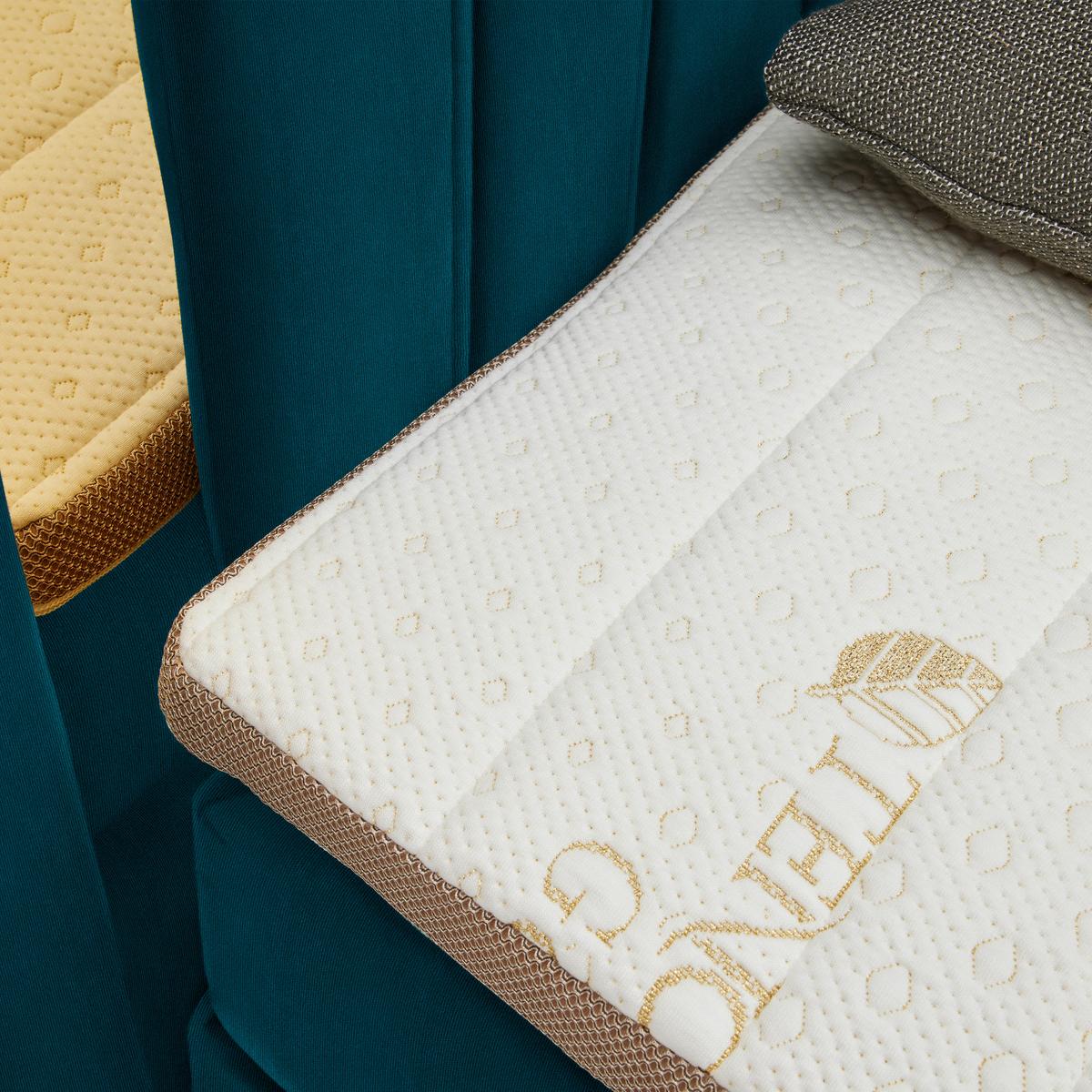 PAT BOXSPRING MINOLA GOLD EXKLUZIV - petrol, Konventionell, textil (180/200cm) - Premium Living