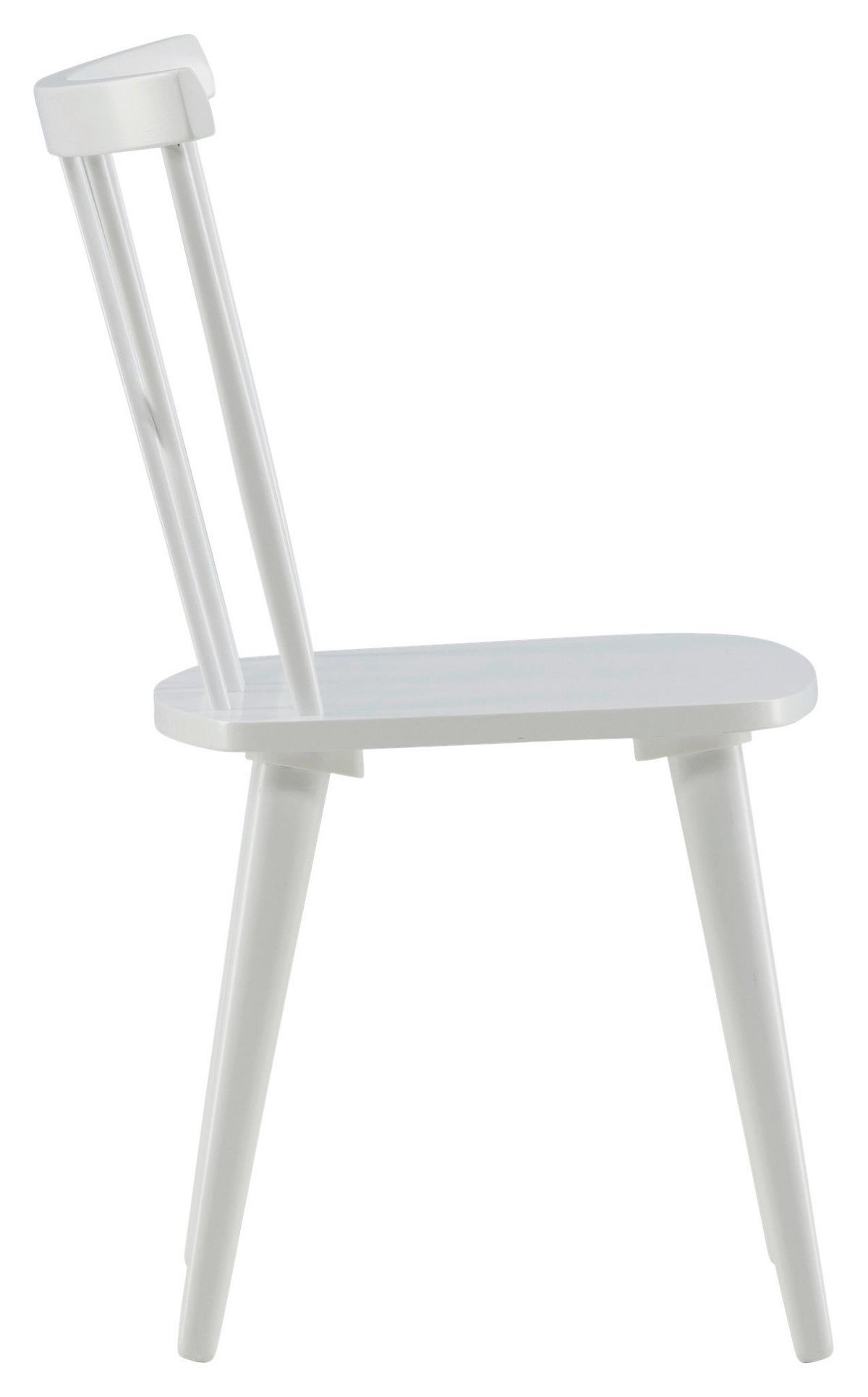 STUHL-SET MARIETTE - Weiß, Design, Holz (53.5/86/50cm) - Livetastic