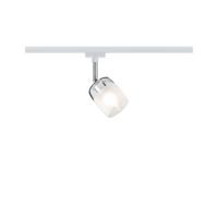 Schienensystem-Strahler Spot Blossom in Weiß max. 10 Watt - Weiß, Design, Glas/Metall (7,4/12,8/11,5cm) - Paulmann