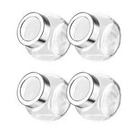 Set Posod Za Začimbe Regina - prozorno, Konvencionalno, kovina/umetna masa - Modern Living