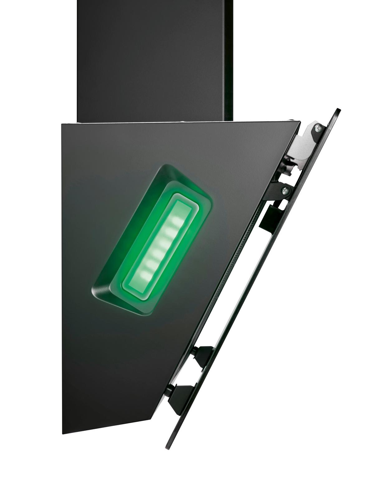 OKAP KUCHENNY DU 7611 G - czarny, Basics, metal/szkło (60/111,6/29,6cm) - Bomann