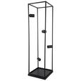 Lampadar Quadri - negru, Konventionell, metal (27/26/130cm) - Premium Living Lampadar Quadri - negru, Konventionell, metal (27/26/130cm) - Premium Living