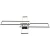 LED-TAKLAMPA FILM - opal/svart, Modern, metall (99/60/11,5cm) - Mömax