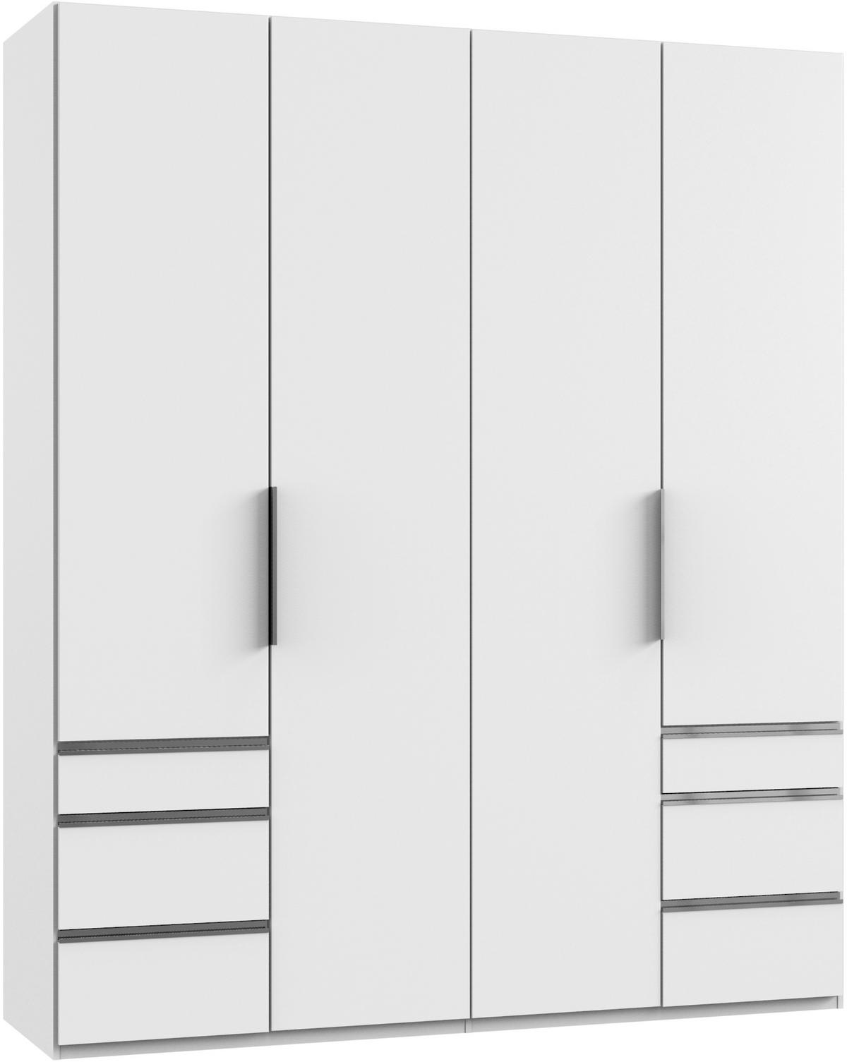 Ormar S Klasičnim Vratima Level 36 A - bijela/boje kroma, Moderno, drvni materijal (200/236/58cm) - Modern Living