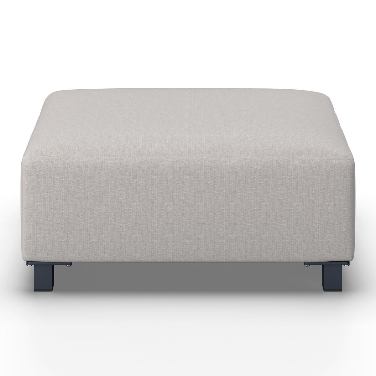 Loungegarnitur Andonia Hellgr. Outdoorstoff/Metall +Abdeckung - Hellgrau/Grau, MODERN, Textil/Metall (227/72/85cm) - Bessagi Garden