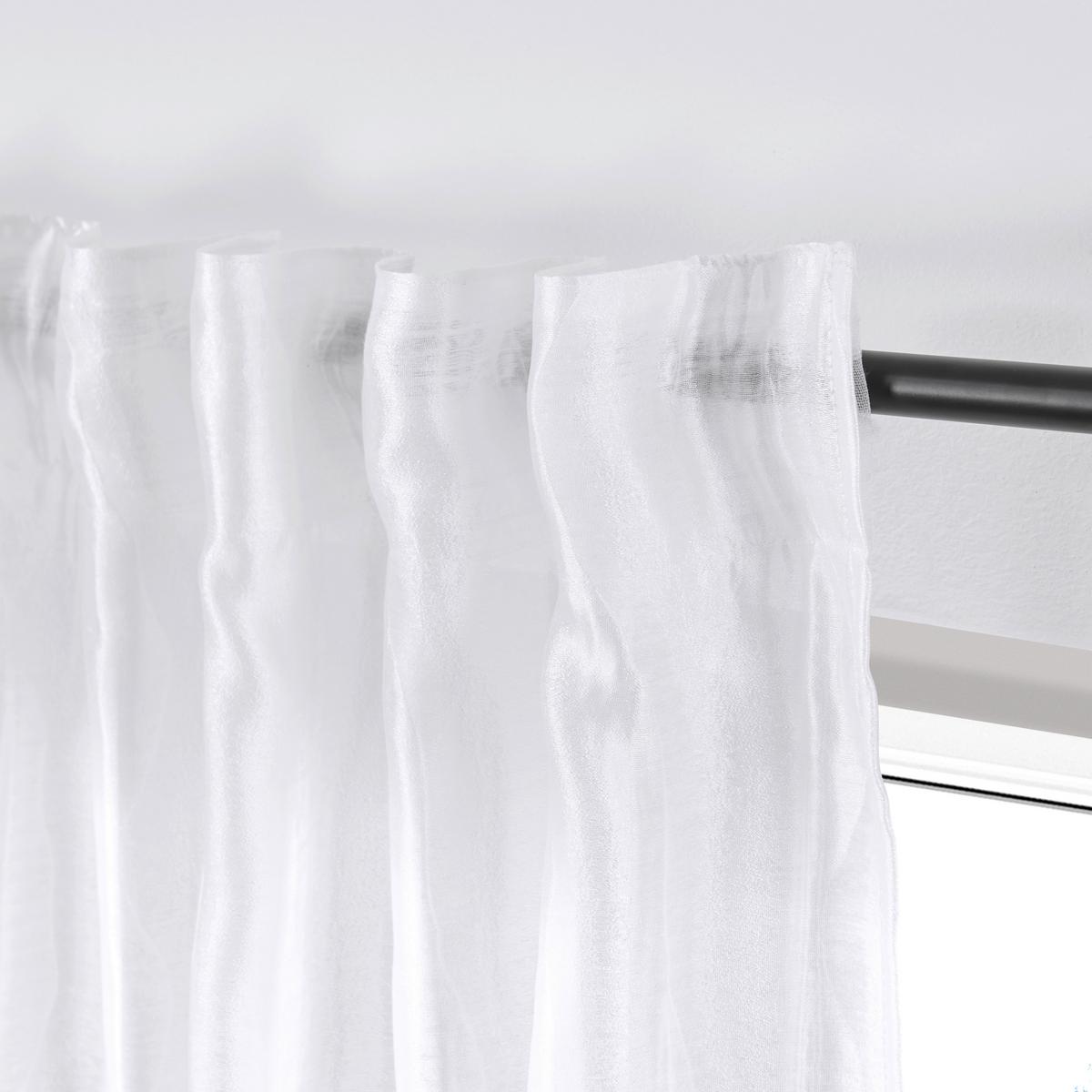 Draperie prefabricată Phil - alb, Romantik / Landhaus, textil (135/255cm) - Premium Living