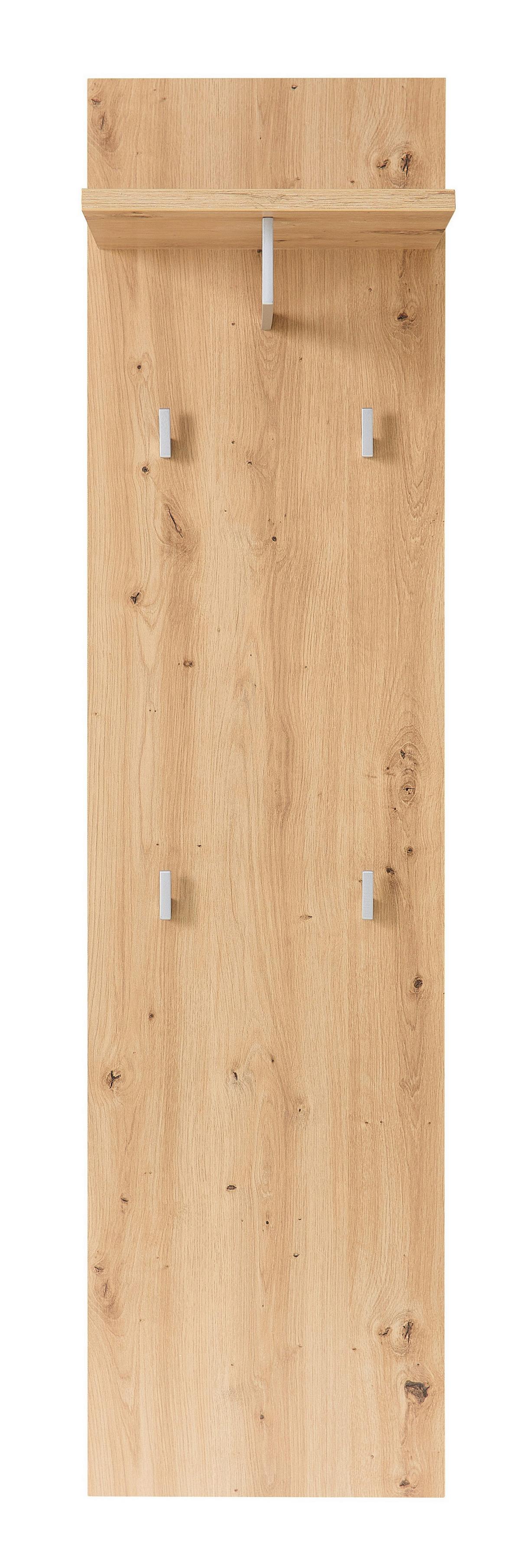 Garderobenpaneel Bari - Eiche Artisan, Modern, Holzwerkstoff (40/158/30cm)
