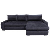Colţar Solar - alb/grafit, Modern, lemn/metal (277/175cm) - Modern Living