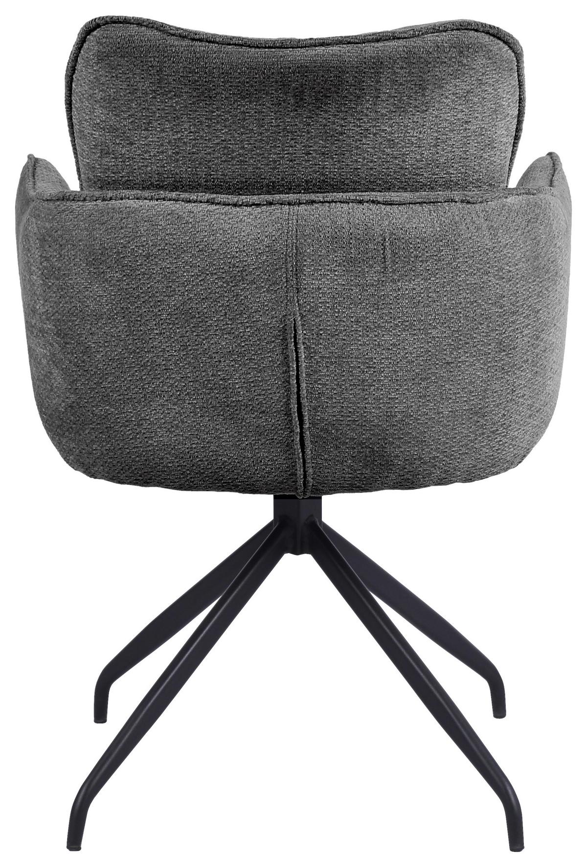 Stolica Lord - tamno siva/crna, Basics, drvo/metal (59/88/63cm) - Premium Living