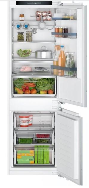 Kühl-Gefrier-Kombination KIN86SFE0 - Weiß, MODERN, Metall (54,1/177,2/54,8cm) - Bosch