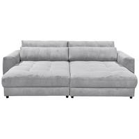Bigsofa Barura Loveseat ca. 292x194 cm Hellgrau - Hellgrau/Schwarz, KONVENTIONELL, Holzwerkstoff/Kunststoff (292/90/194cm) - MID.YOU