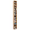 CD-Regal Bigol in Buchefarbe, B: 21 cm - Buchefarben, KONVENTIONELL, Holzwerkstoff (21/183/20cm) - MID.YOU