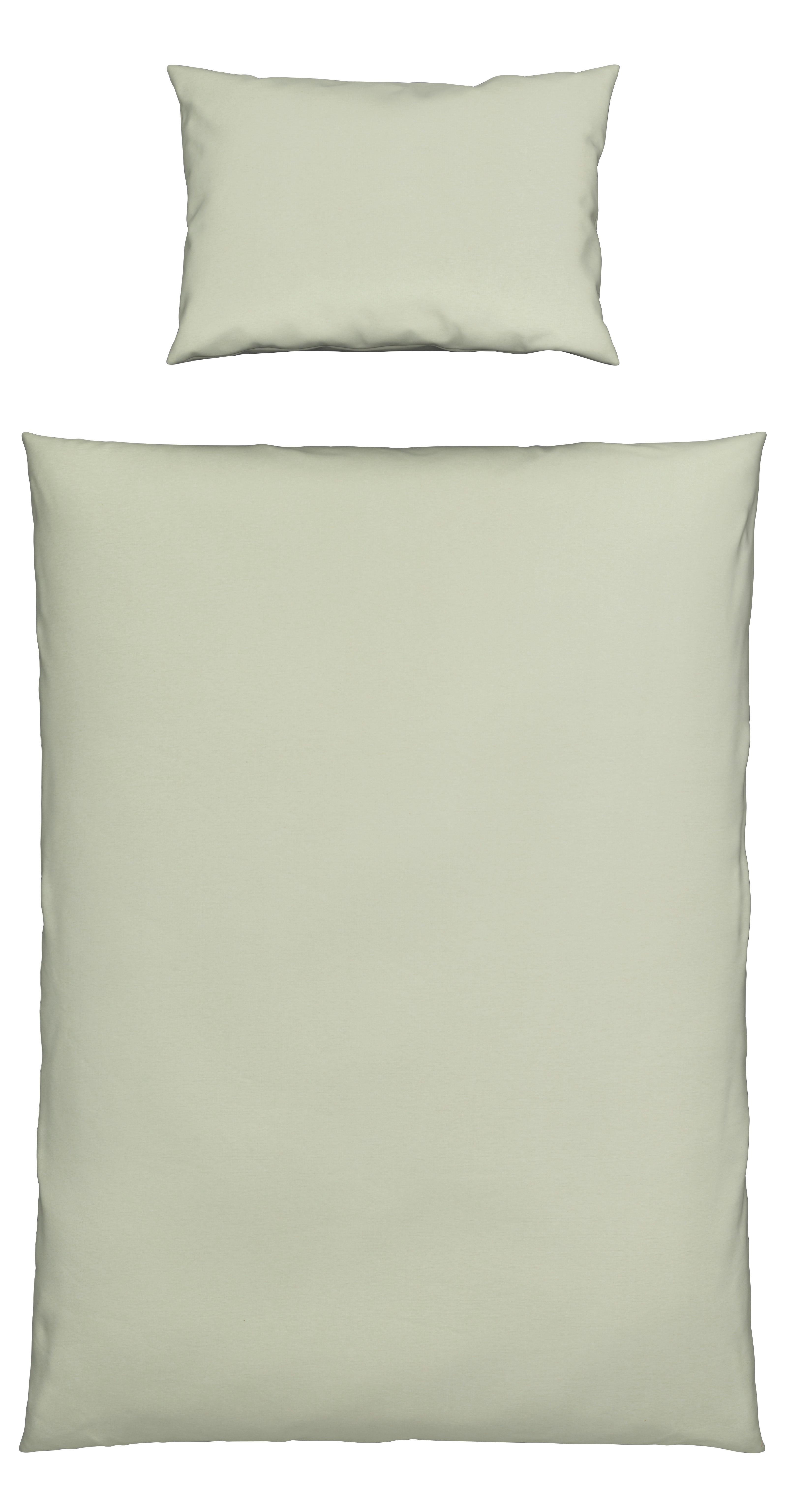 Kinderbettwäsche Toni in Hellgrün ca. 160x210cm - Hellgrün, MODERN, Textil (100/135cm) - Modern Living
