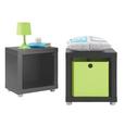 Beistelltisch Schwarz - (44/46/35cm) - Mömax modern living Beistelltisch Schwarz - (44/46/35cm) - Mömax modern living