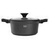 GRYTA BLACK LINE - klar/svart, Klassisk, metall/glas (24/11,4cm) - Gourmesto