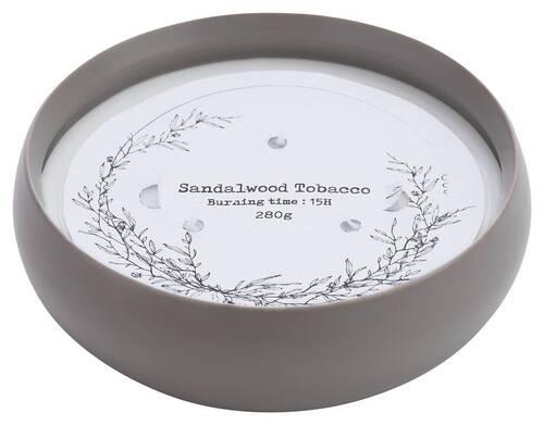 Kerze im Topf Ava in Grau - Grau, Konventionell, Keramik (15,8/7,6cm) - Premium Living