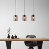 HÄNGLAMPA JIRMI - svart/guldfärgad, Modern, metall/glas (81/15,5/120cm) - Premium Living