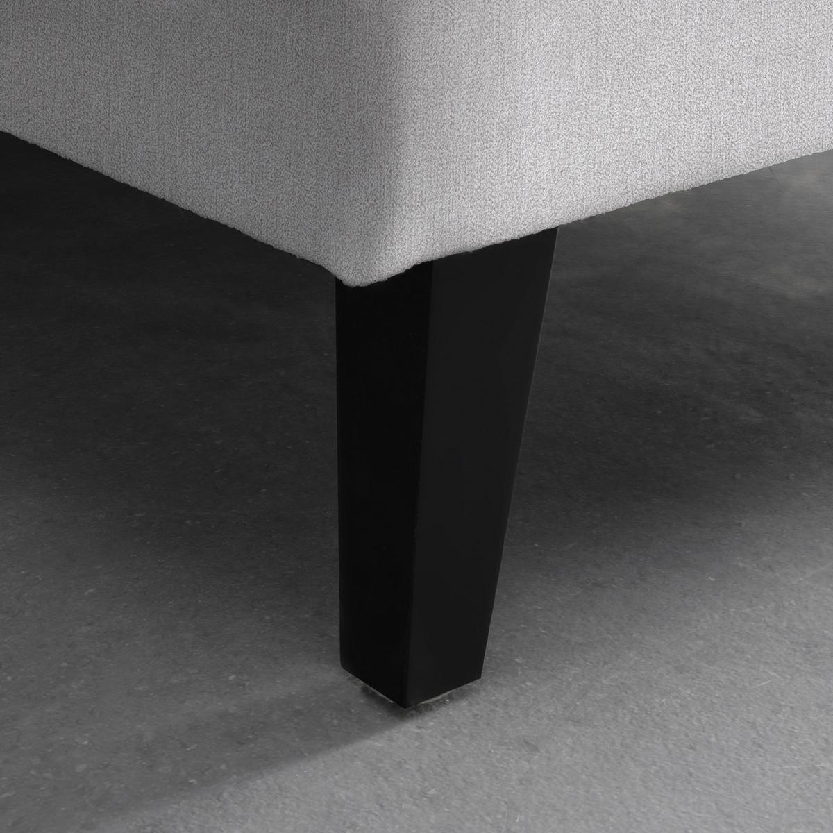 Ecksofa Boston Silberfarben - Silberfarben/Schwarz, KONVENTIONELL, Holz/Textil (215/92/160cm) - Based