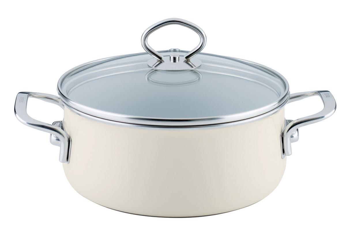 ZESTAW GARNKÓW AVORIO - beżowy, Basics, metal/szkło (48,5/28,5/24cm) - Riess