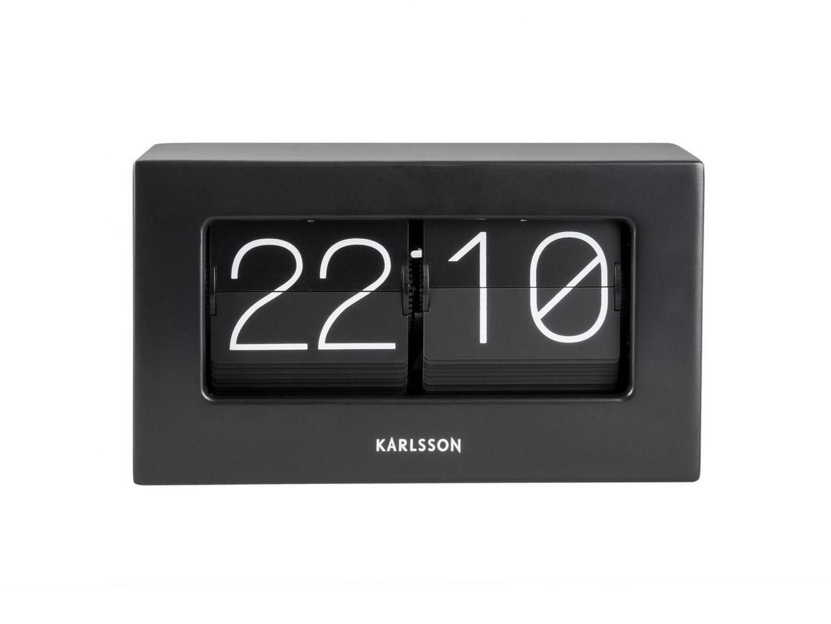 ZEGAR ŚCIENNY KA5620BK - czarny, Konventionell, metal (20,5/11,5/7cm) - Karlsson