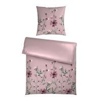 Bettwäsche Wiese XL Mauve ca. 155x220cm - Mauve, KONVENTIONELL, Textil (155/220cm) - Mömax