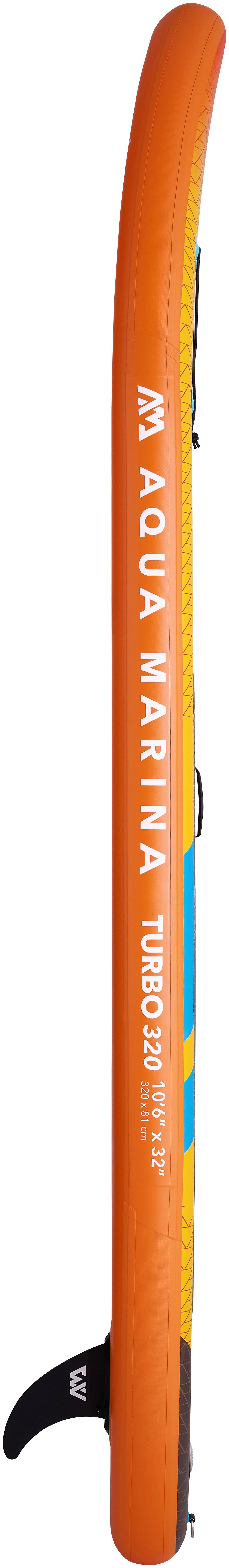 DESKA SUP TURBO - żółty, Konventionell, tworzywo sztuczne (320/81/15cm)