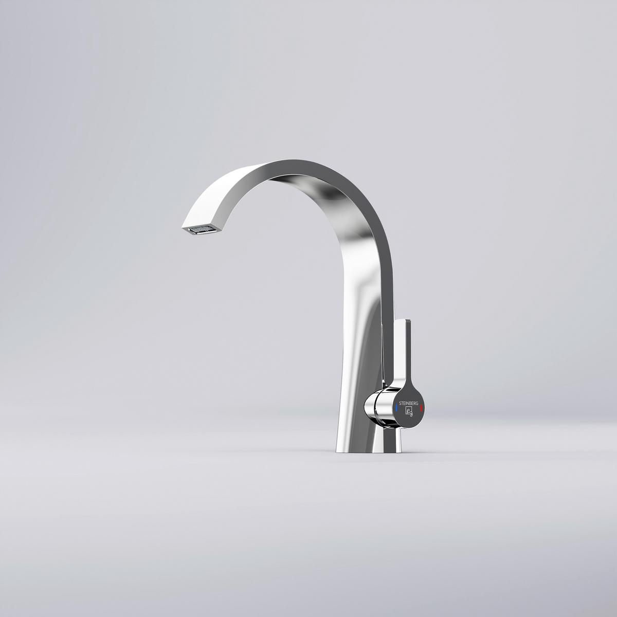 BATERIA UMYWALKOWA 280 1010 - kolor chromowy, Modern, metal (5,8/22,6/18,6cm)