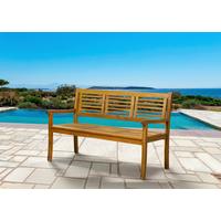 Gartenbank Naturfarben Akazienholz - Naturfarben, Natur, Holz (150/92/68cm) - Gardenson