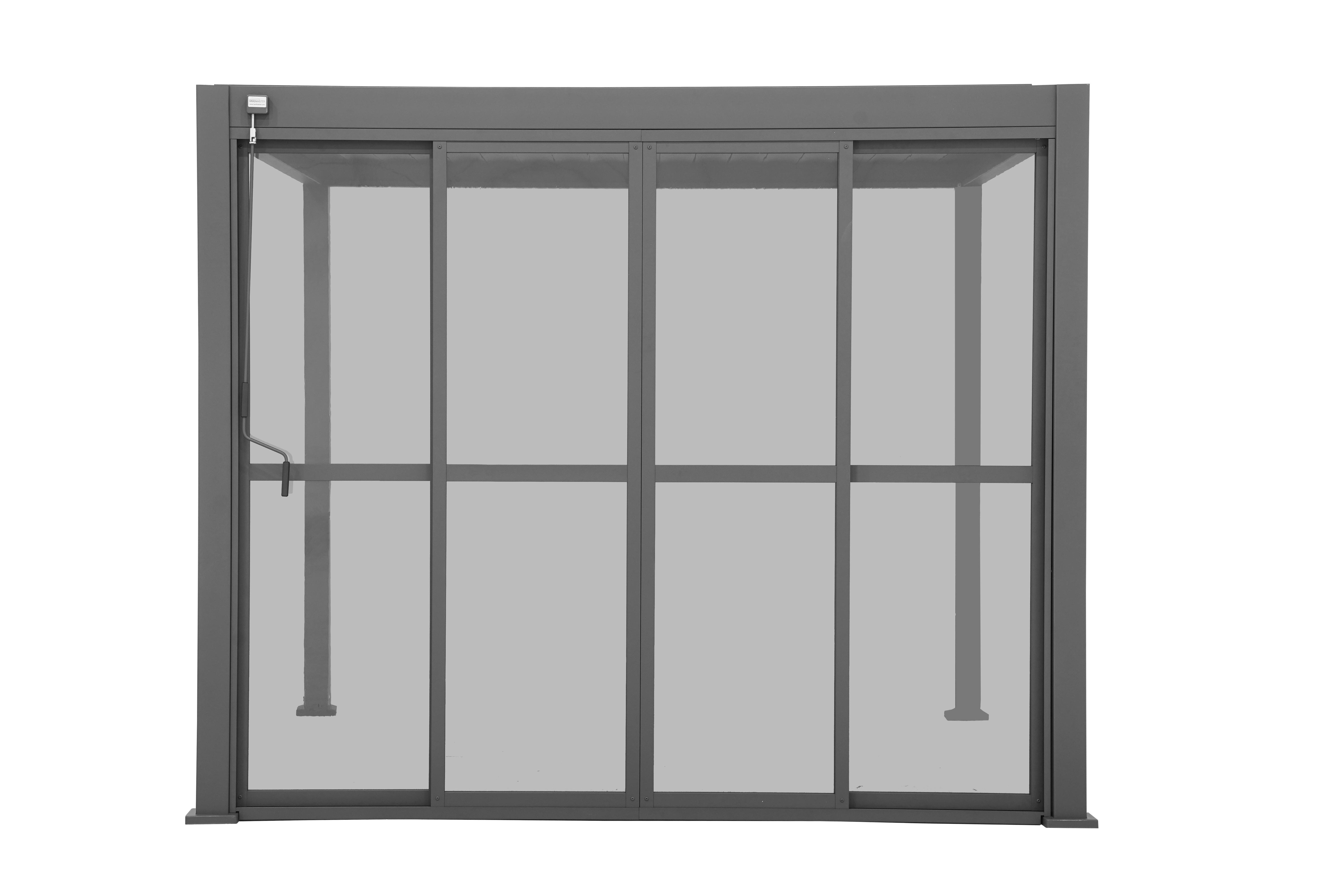 Stranski Del Za Pergolo Maridor, Antracit, 300cm - antracit, Basics, kovina/umetna masa (300cm) - Gardenson