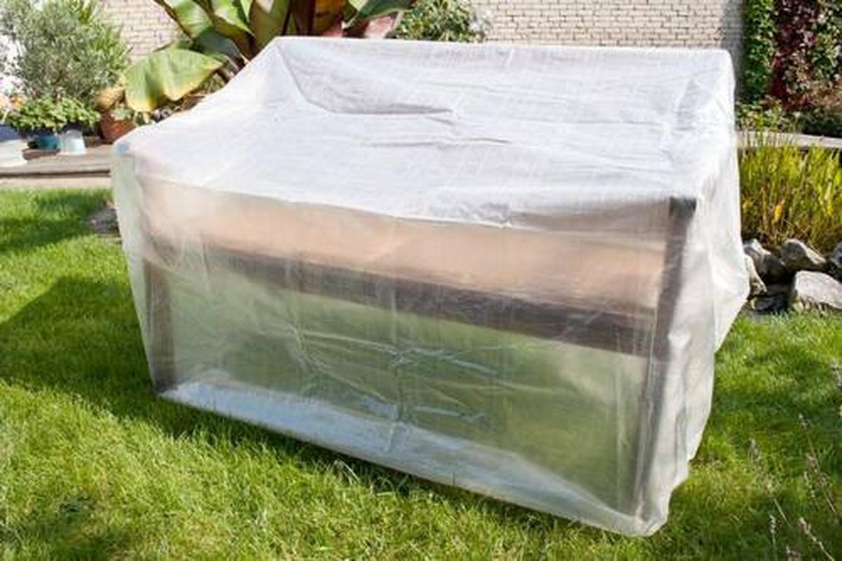 Schutzhülle Abdeckhülle für Bank Transparent - Transparent, Basics, Kunststoff (160/78/75cm) - Mömax