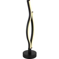 LED-Tischleuchte Relo in Opal/Schwarz max. 12 Watt - Opal/Schwarz, MODERN, Kunststoff/Metall (12/47cm) - Mömax