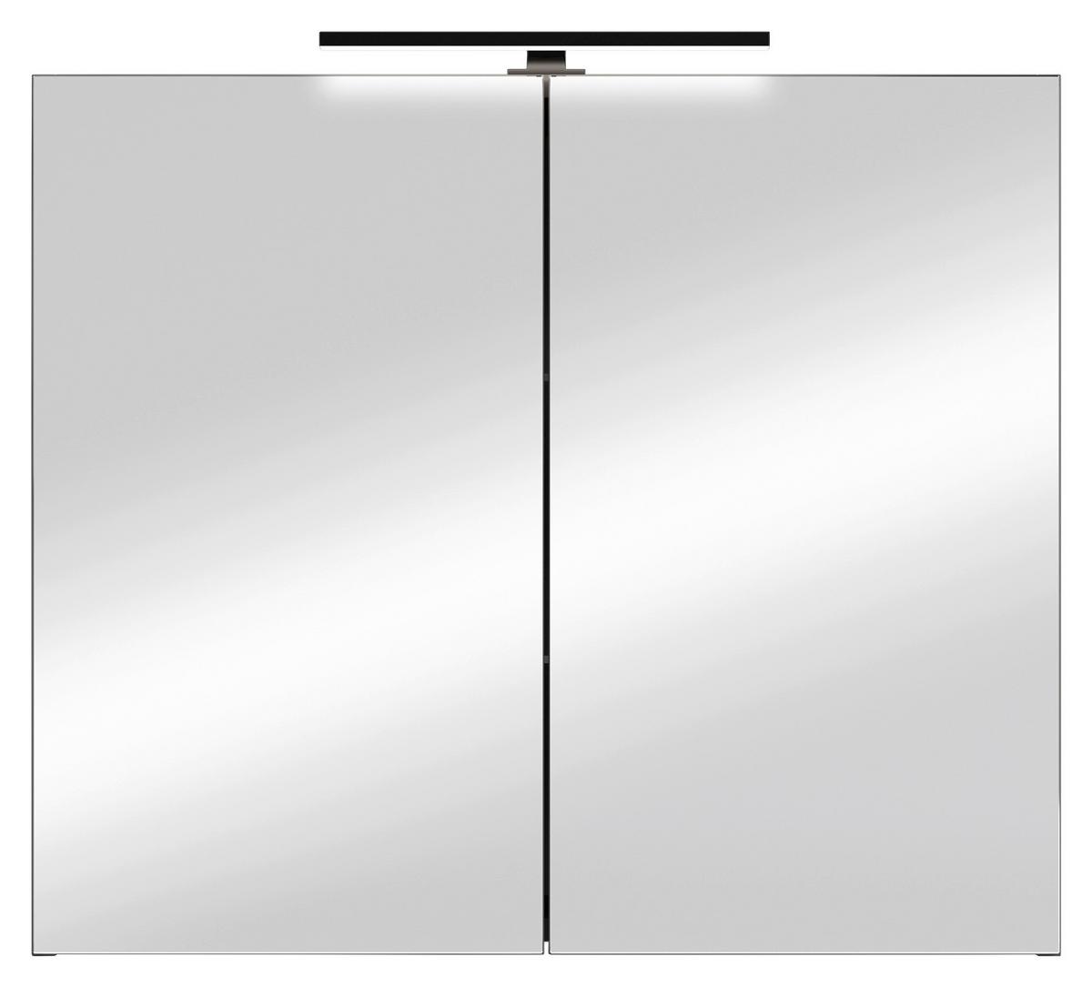 Spiegelschrank Spree Anthrazit - MODERN, Glas/Holzwerkstoff (70/60/20cm) - MID.YOU