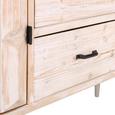 Sideboard Weiß - Schwarz/Weiß, LIFESTYLE, Holz/Holzwerkstoff (122/65,5/30,5cm) - Premium Living