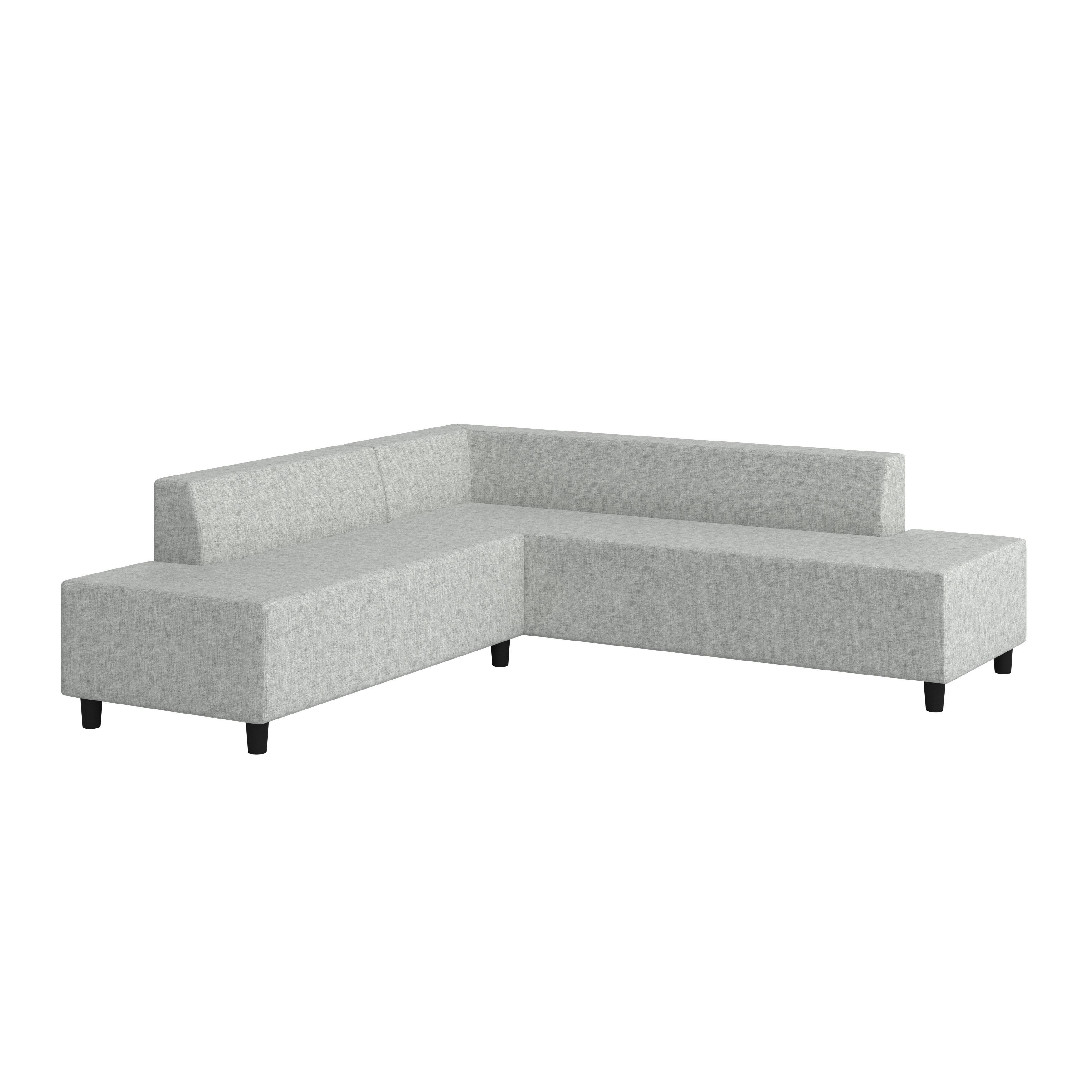 Outdoorlounge Eliano Hellgrau Outdoorstoff/Metall - Hellgrau, MODERN, Textil/Metall (250/77/85cm) - Bessagi Garden