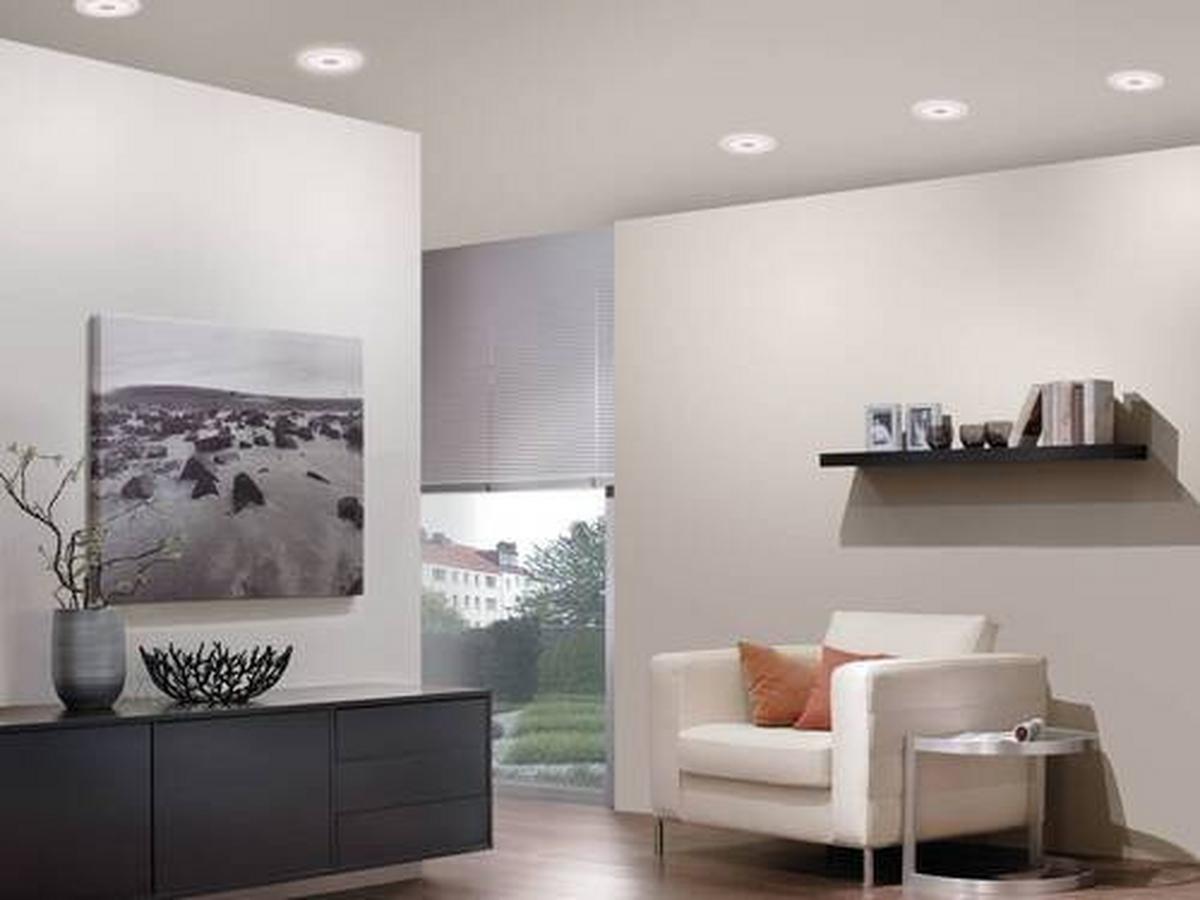 LED-Deckenleuchte EBL Whirl max. 6 Watt, 3-teilig - Basics, Metall (15cm) - Paulmann