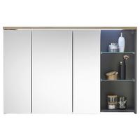 Spiegelschrank Memphis Grau - MODERN, Glas/Holzwerkstoff (110/70/23cm) - Mömax