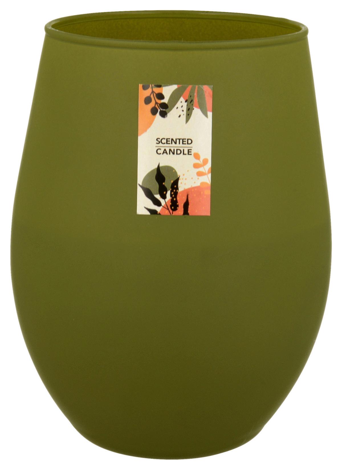 Gyertya Üvegben Candela - feketeszeder/korall, Üveg (7,6/12,5cm) - Modern Living
