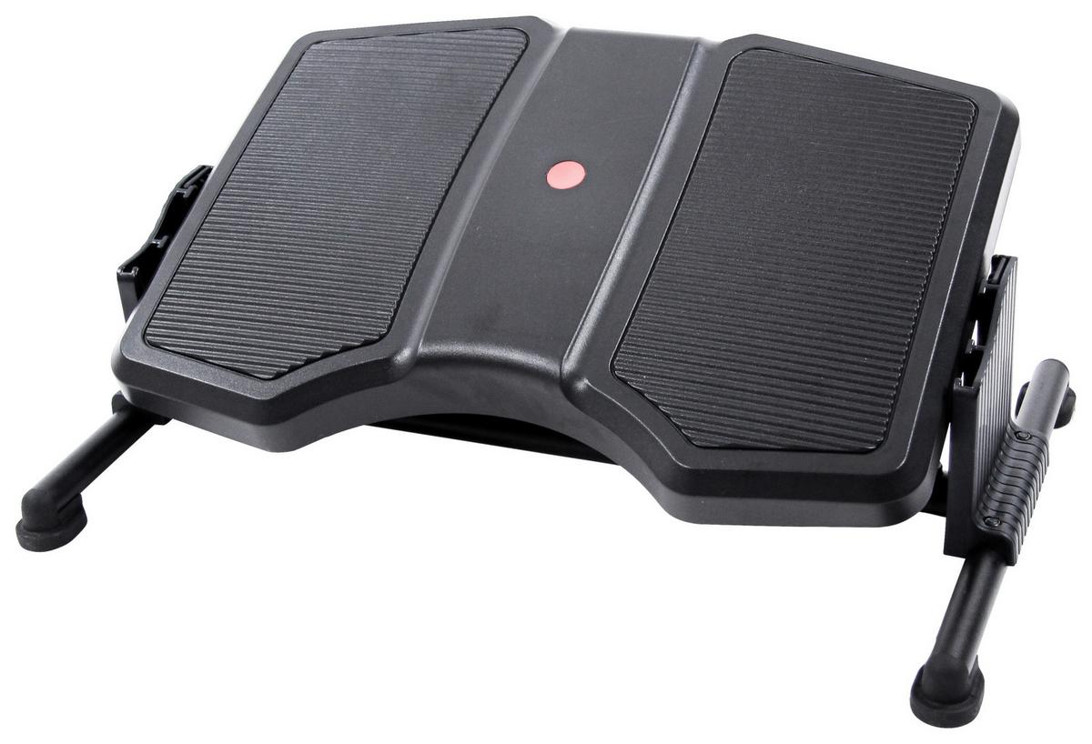 Opora Za Noge Podi Ii, Črna - črna, Basics, kovina/umetna masa (49/24/30cm) - MID.YOU