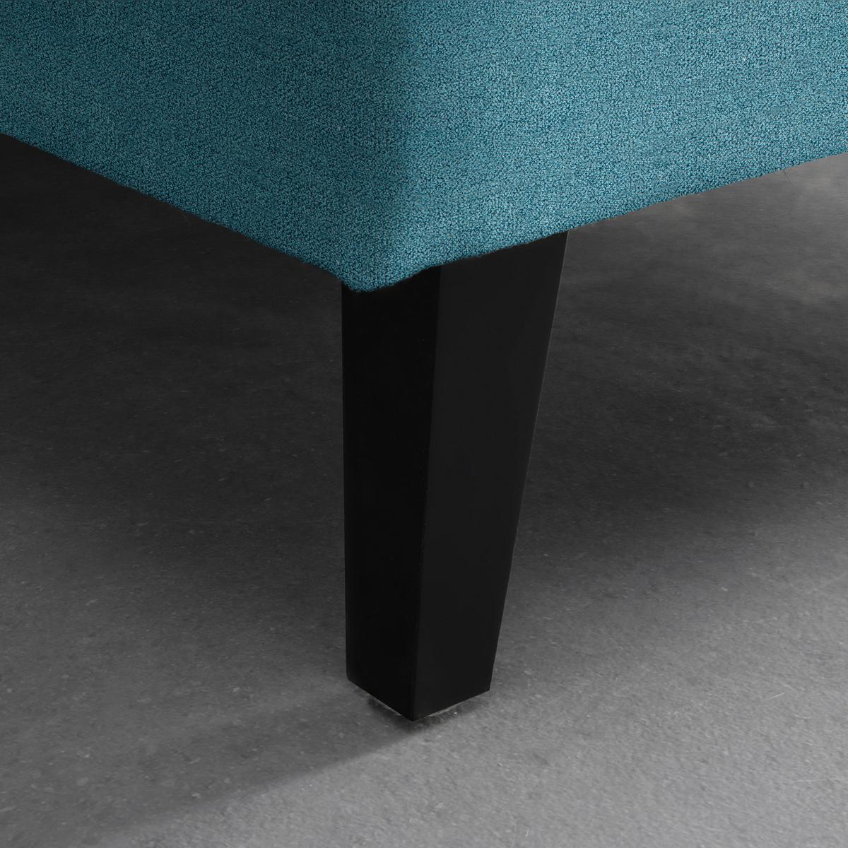 Ecksofa Boston Blau - Blau/Schwarz, KONVENTIONELL, Holz/Textil (215/92/160cm) - Based