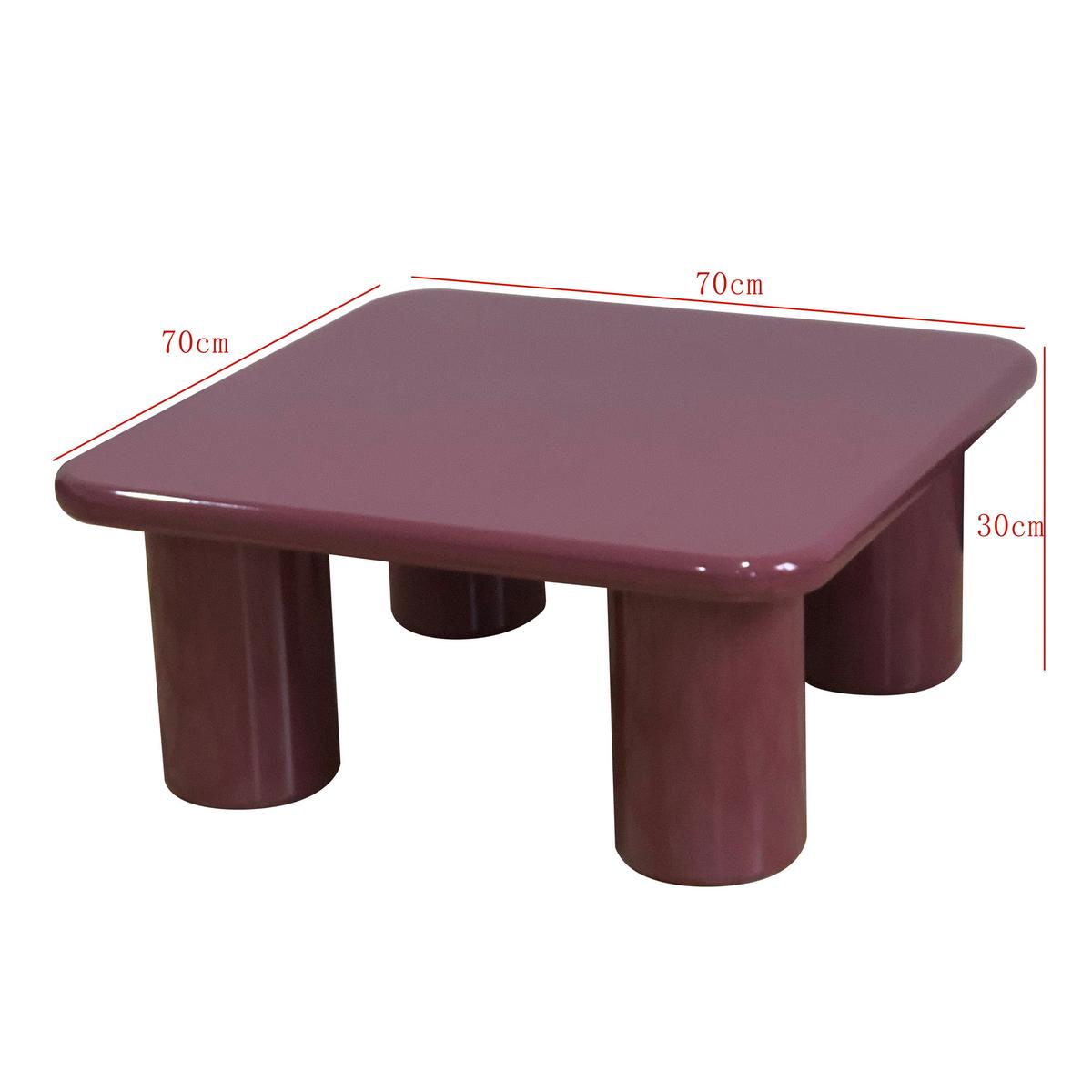 Stolić Berry - ljubičasta, Moderno, drvni materijal (70/30/70cm) - Modern Living