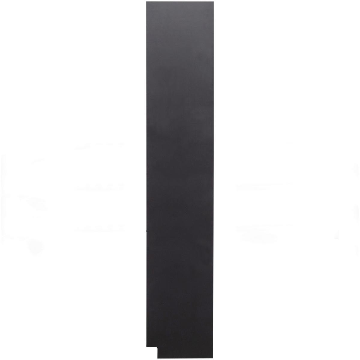 Mehrzweckschrank Finca Schwarz - Schwarz, Design, Holz (78/210/40cm) - Livetastic