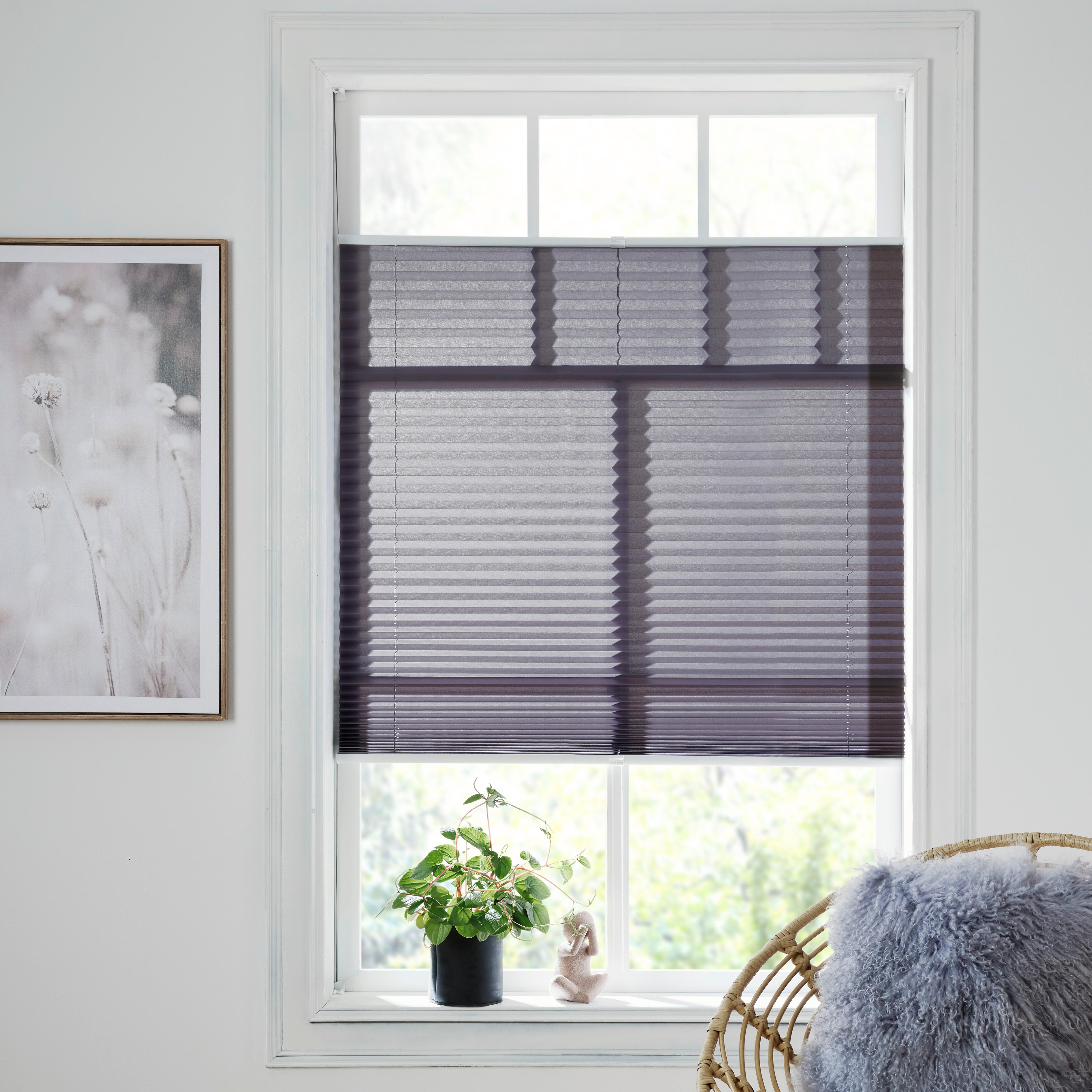 Plise Light - siva, tekstil (120/130cm) - Premium Living