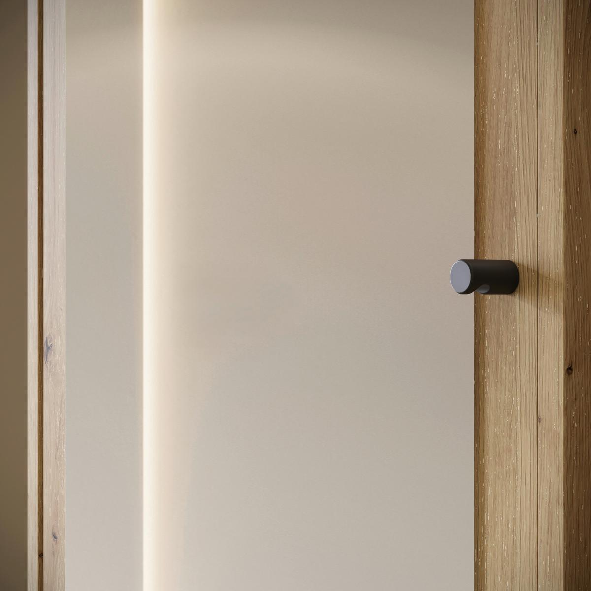 Garderobe Dino ca. 90x190 cm Eiche Artisan - Eiche Artisan, Trend, Holzwerkstoff (90/190/33cm) - MID.YOU