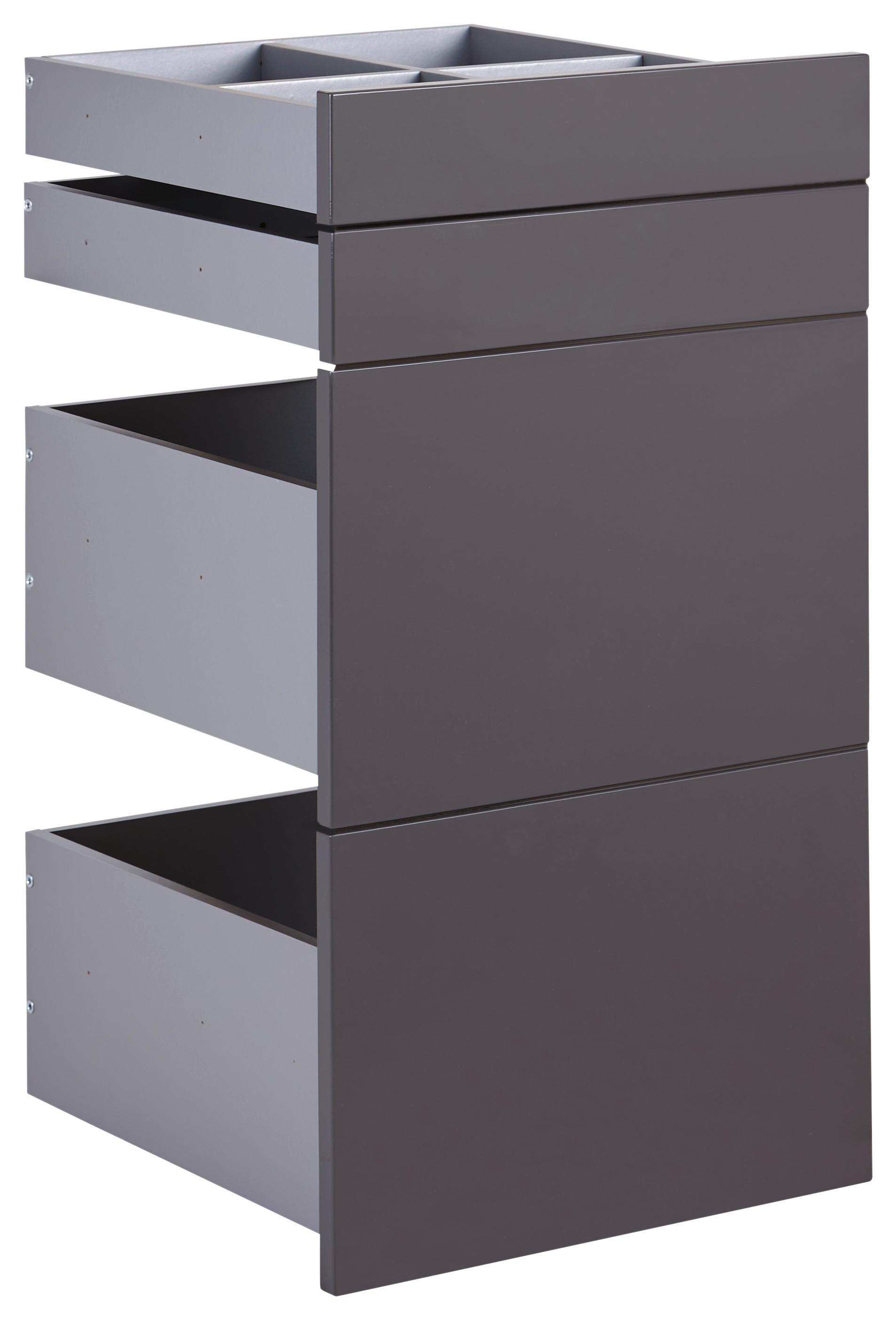 Fiók Szett Unit - Modern, faalapú anyag (45,3/83/47cm) - Based