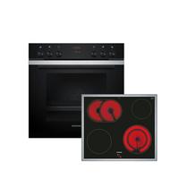 Herdset EQ211KA01Z Schwarz - Schwarz, Metall (59,4/59,5/54,8cm) - Siemens