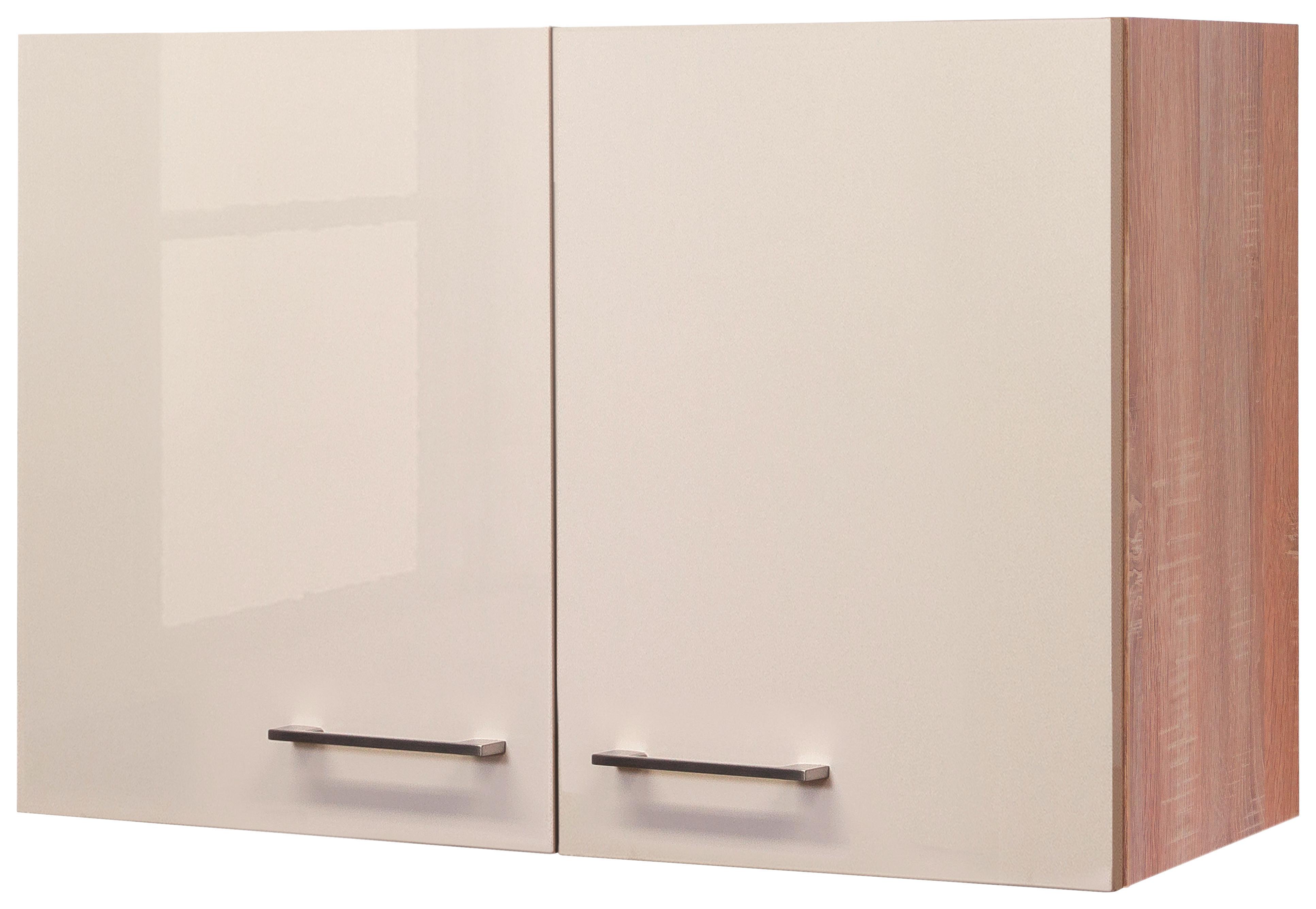 Küchenoberschrank in Kaschmir/ Sonoma Eiche 'Nepal' - Kaschmir/Edelstahlfarben, MODERN, Holzwerkstoff/Metall (80/54,8/32cm) - FlexWell