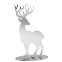 RENIFER DEKORACYJNY 141337 JASPER - kolor srebrny, Konventionell, metal (12,5/20/5cm) - Fink